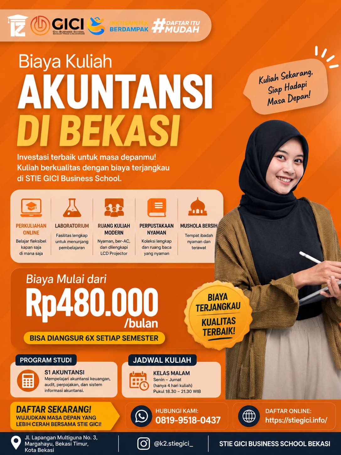 Biaya Kuliah Akuntansi di Bekasi