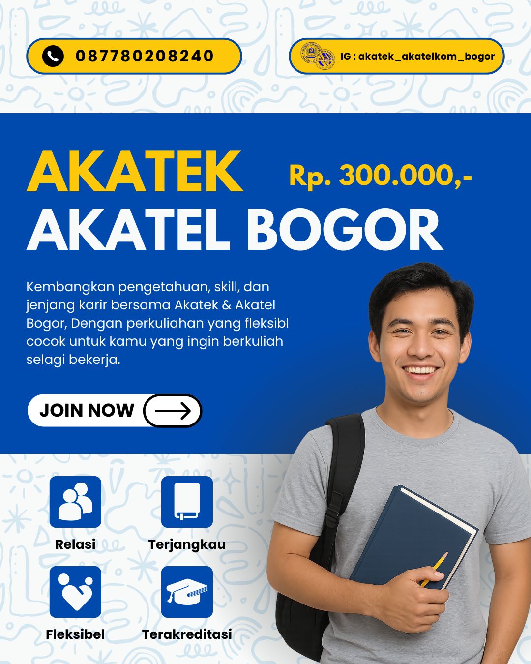 Kuliah Karyawan Fleksible Di Akatek Dan Akatel Bogor