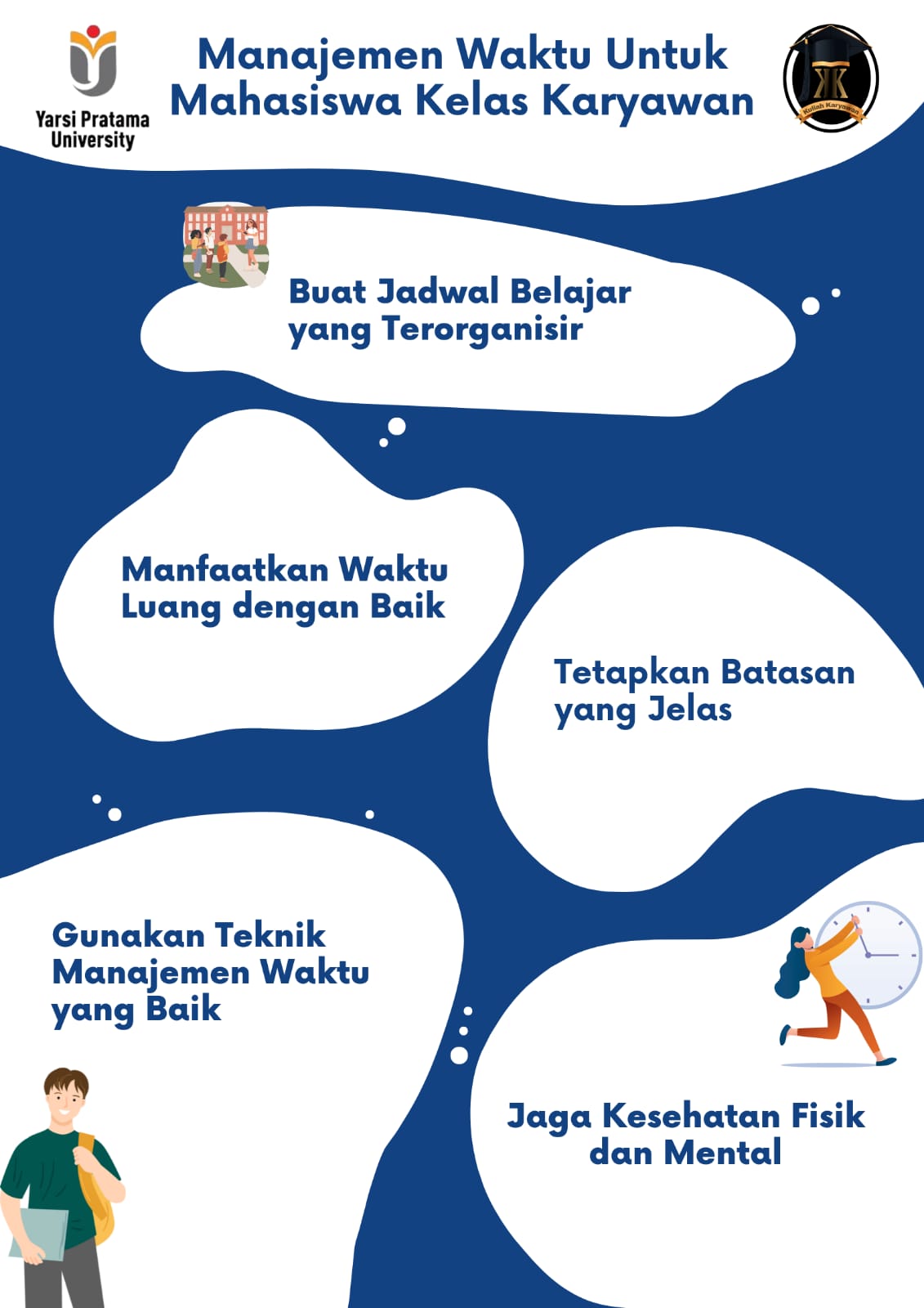 5 Cara Manajemen Waktu untuk Mahasiswa Kelas Karyawan