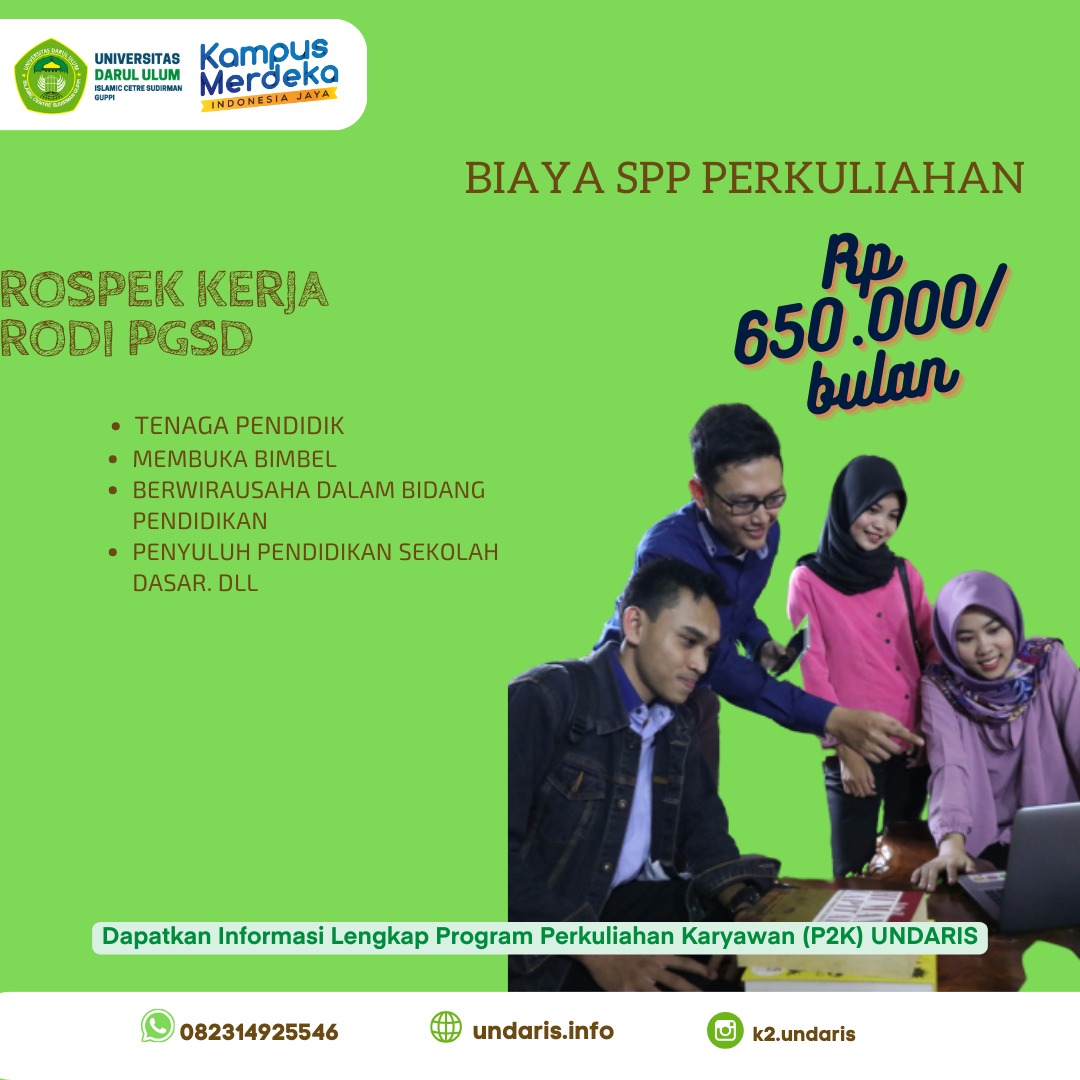 Prospek Kerja Jurusan PGSD