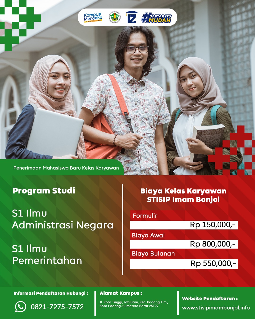 Ingin Kuliah Karyawan Murah Hanya Di STISIP Imam Bonjol Padang