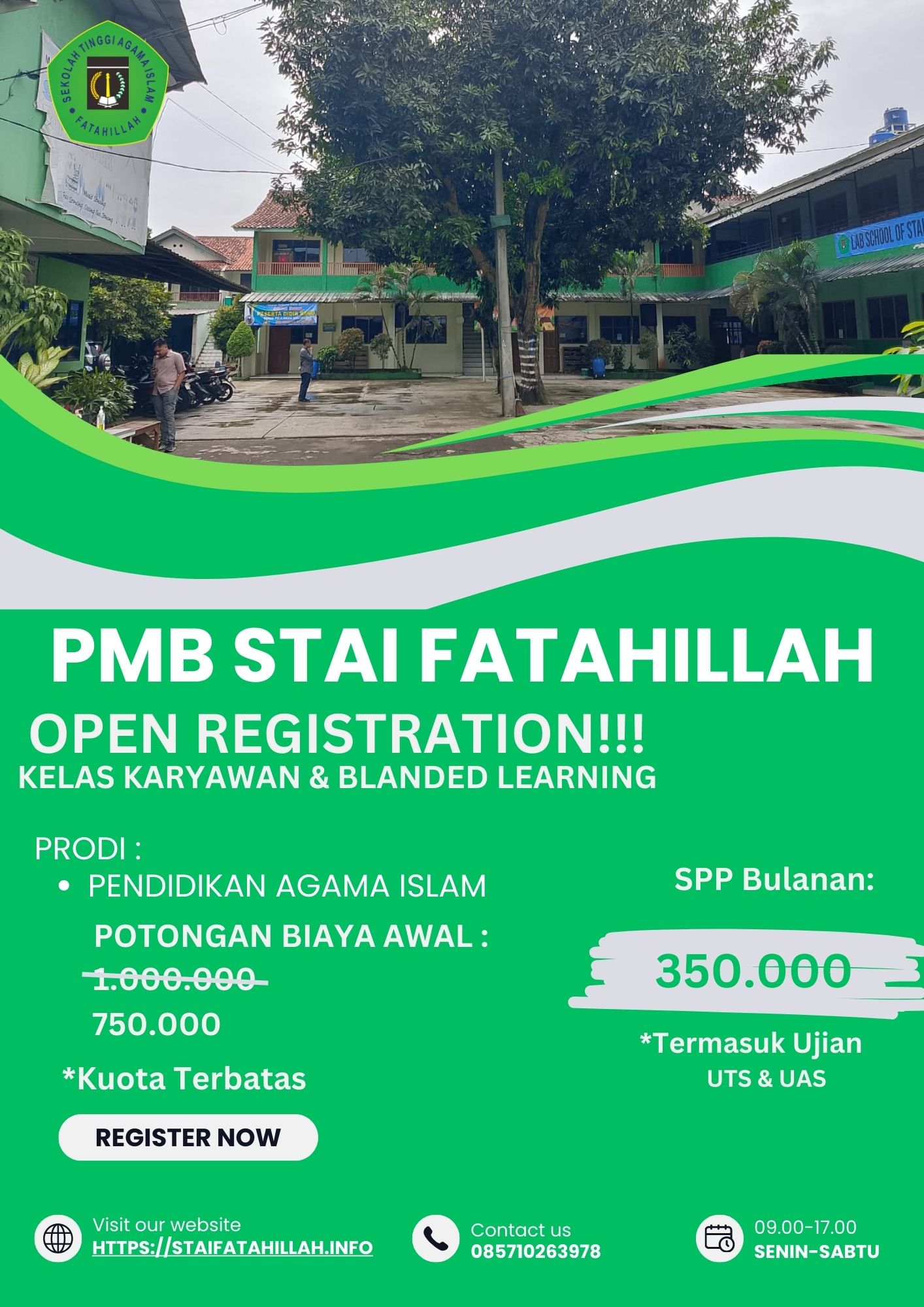 Pendaftaran Mahasiswa Baru STAI Fatahillah Serpong 