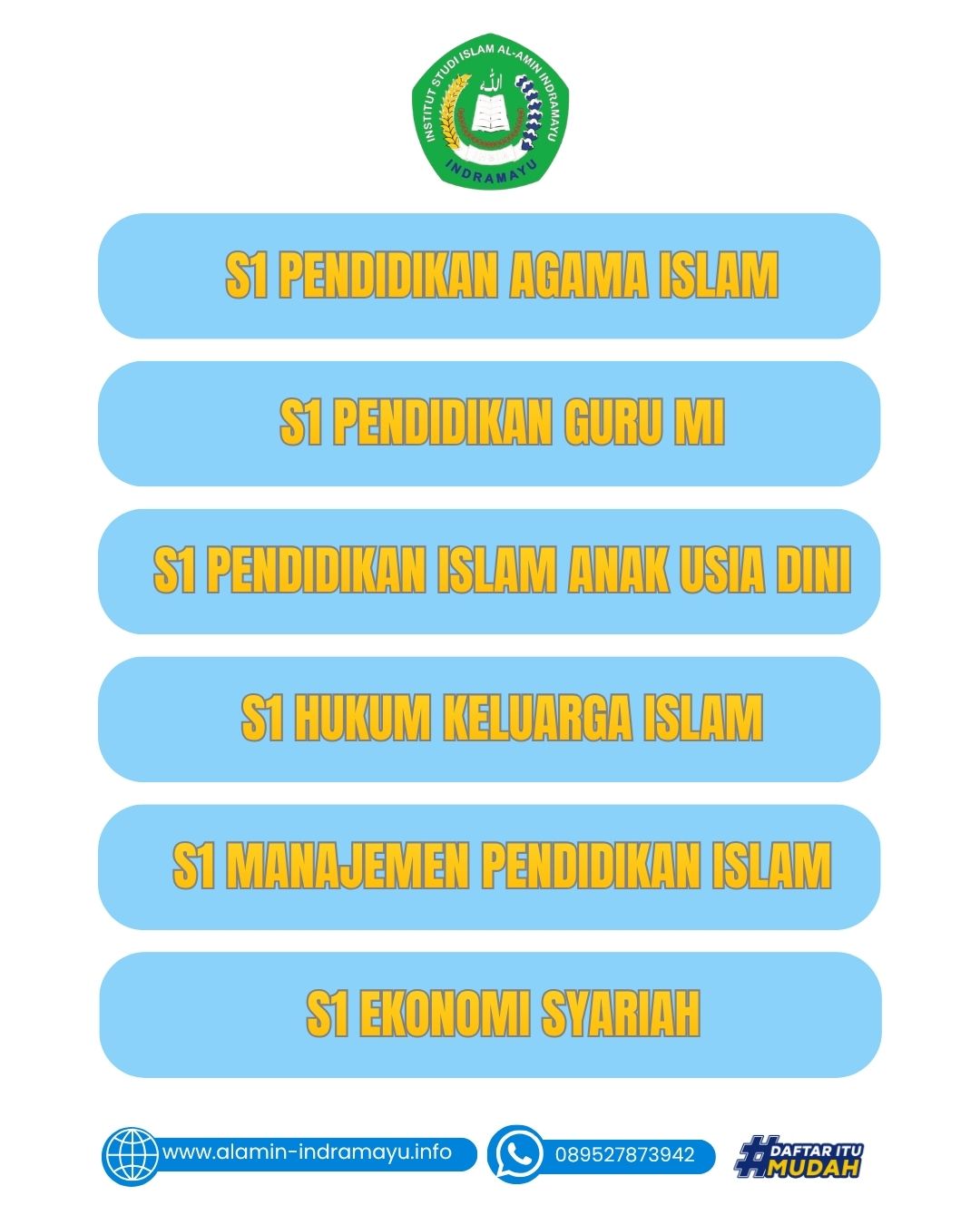 Akreditasi Institut Studi Islam Al Amin Indramayu Kampus Kelas Karyawan Online