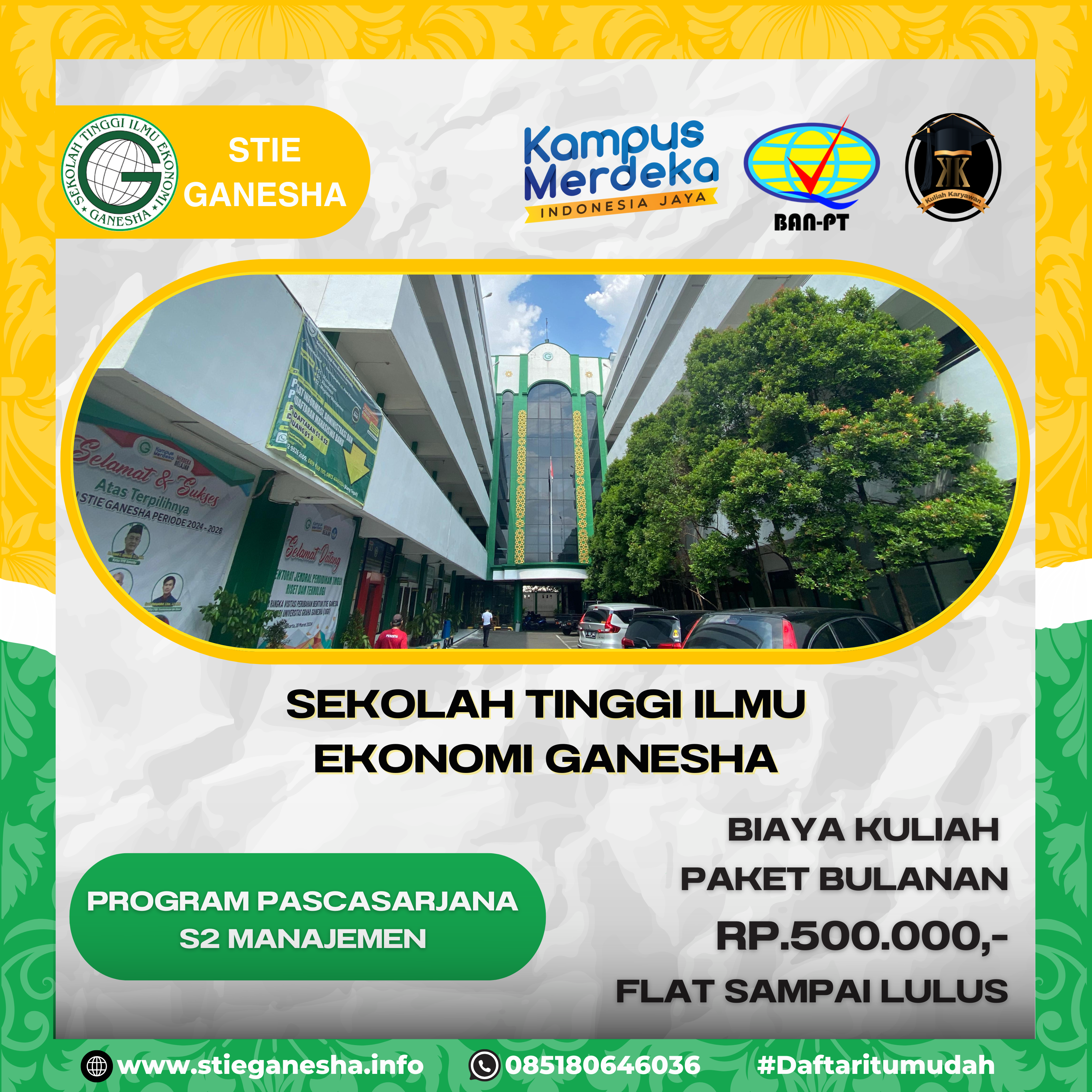 Program Studi Magister Manajemen di STIE Ganesha