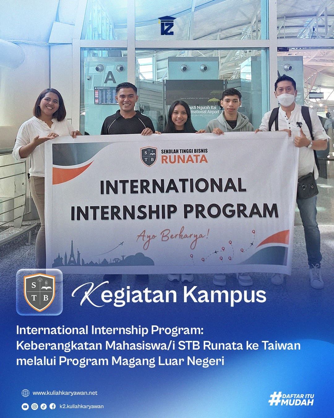 International Internship Program Mahasiswa STB Runata