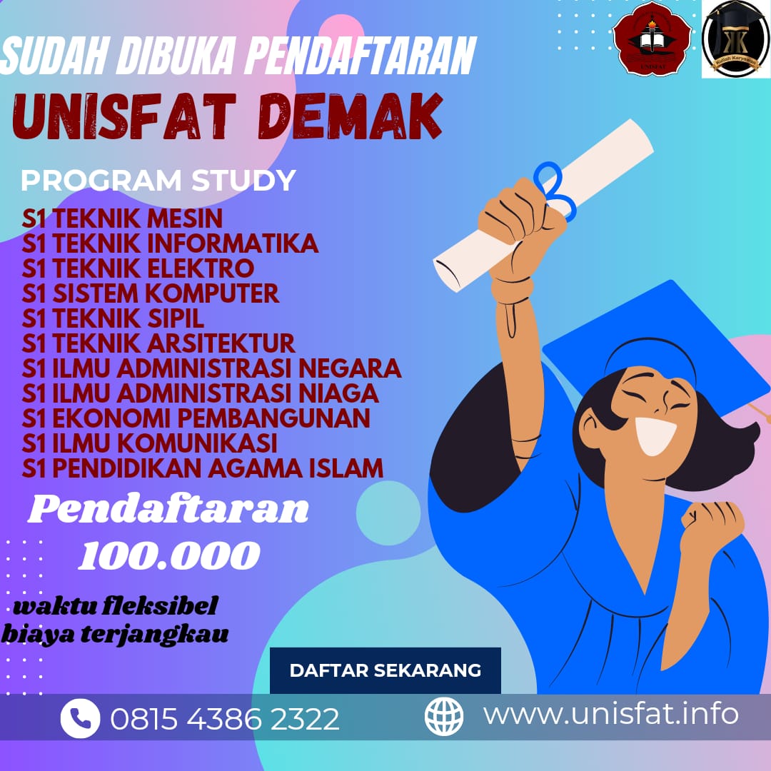 Rekomendasi Kampus dan Jurusan S1 Teknik Mesin di Kota Demak 
