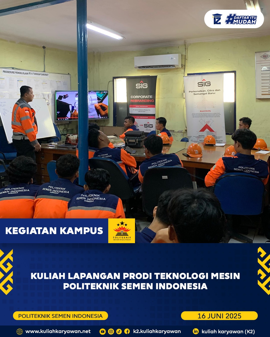 Kuliah Lapangan Prodi Mesin PoltekSI