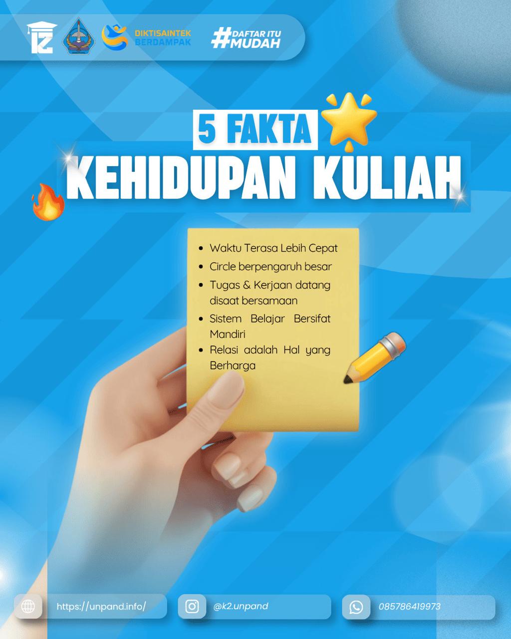 5 Fakta Kehidupan Kuliah yang Perlu Diketahui Calon Mahasiswa 
