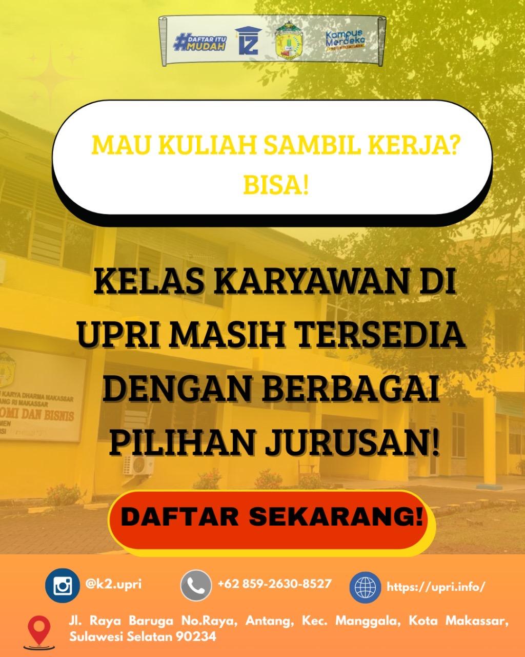 Tata Cara Pendaftaran Online Universitas Pejuang Republik Indonesia