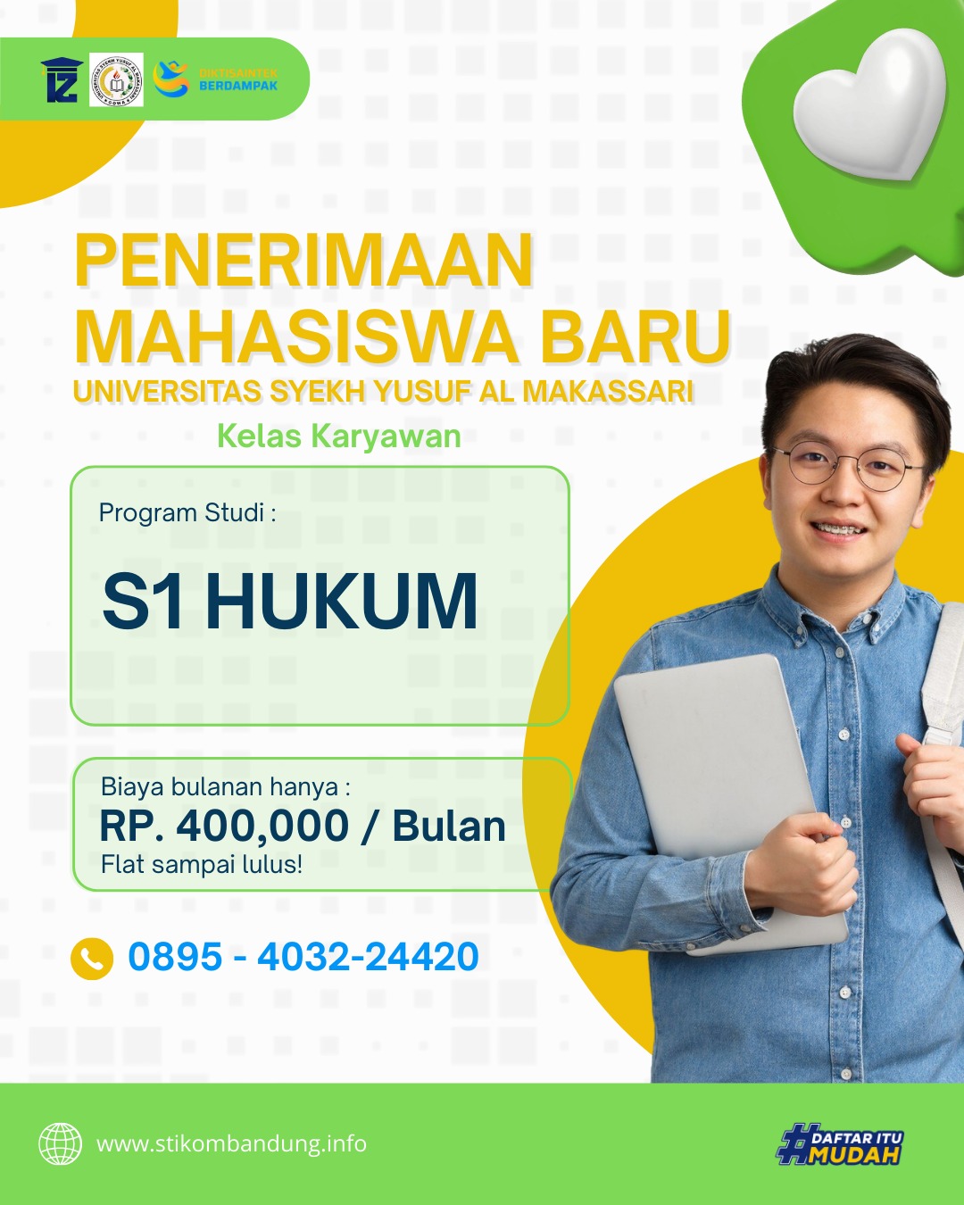 Kelas Karyawan S1 Hukum Universitas Syekh Yusuf Al Makassari (USY GOWA)