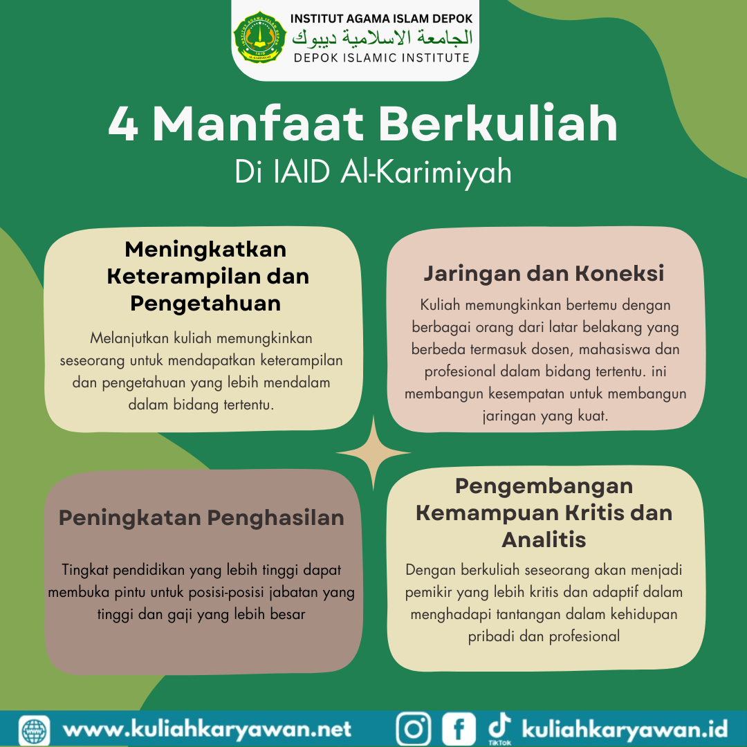 beberapa manfaat melanjutkan pendidikan di jenjang kuliah 