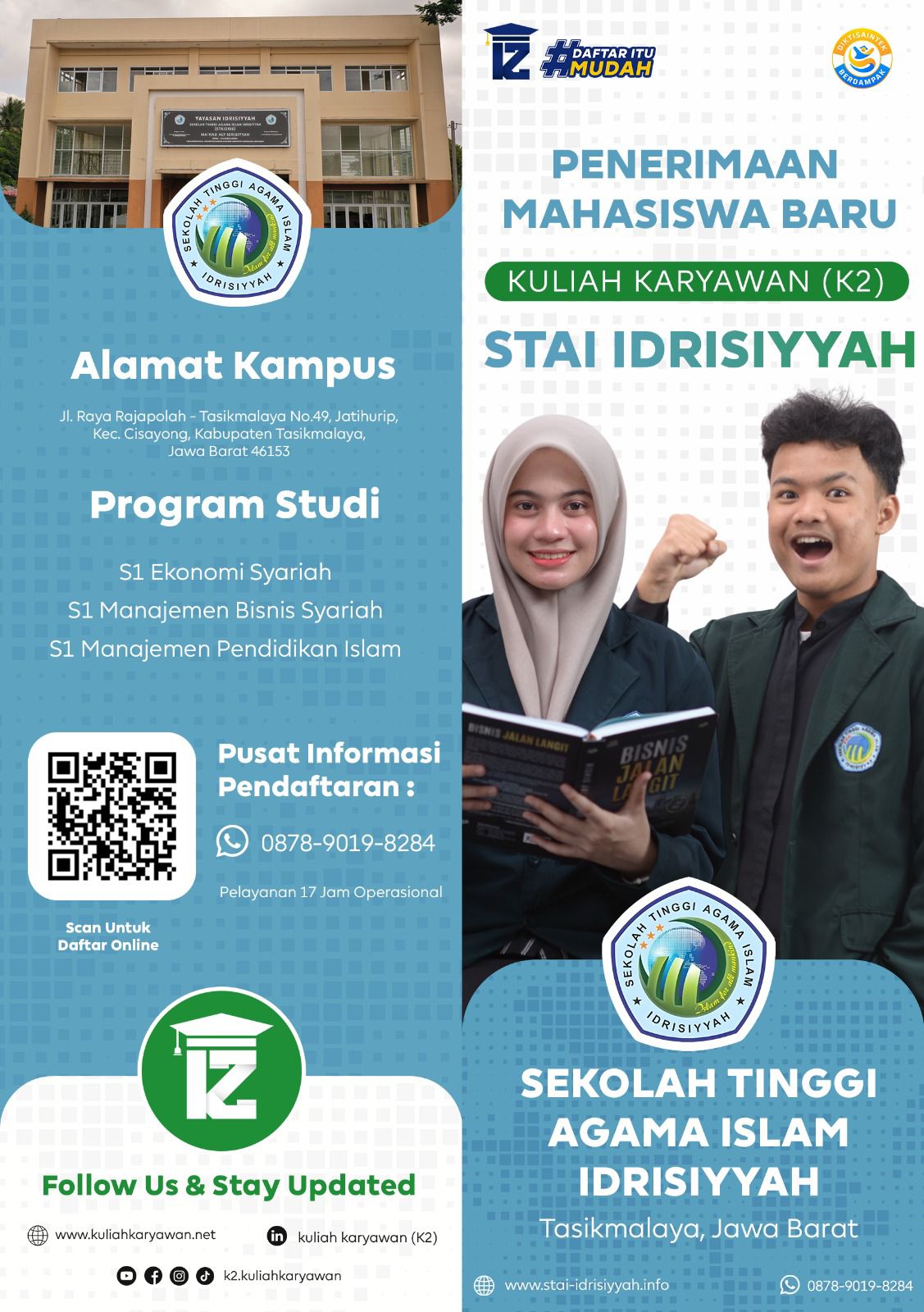 Kuliah Manajemen Pendidikan Islam untuk Karyawan di Tasikmalaya