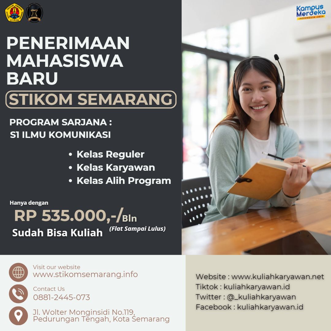 Kampus Murah Sekolah Tinggi Ilmu Komunikasi Semarang