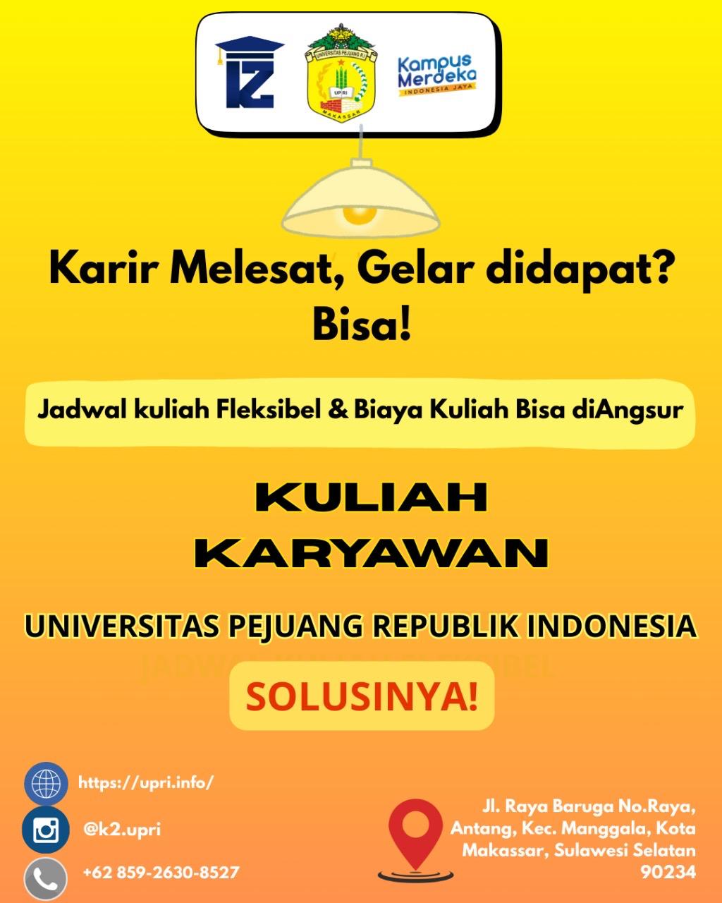Kuliah Full Online Universitas Pejuang Republik Indonesia Solusi Pendidikan Fleksibel