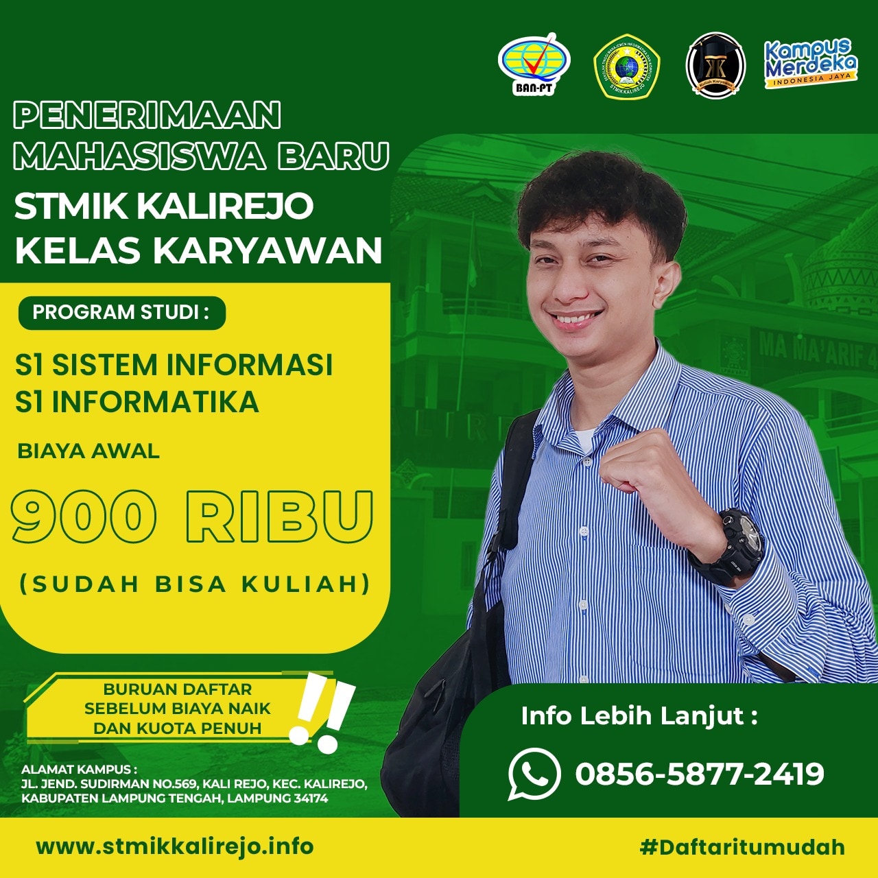 STMIK Kalirejo Kampus Dengan Biaya Terjangkau