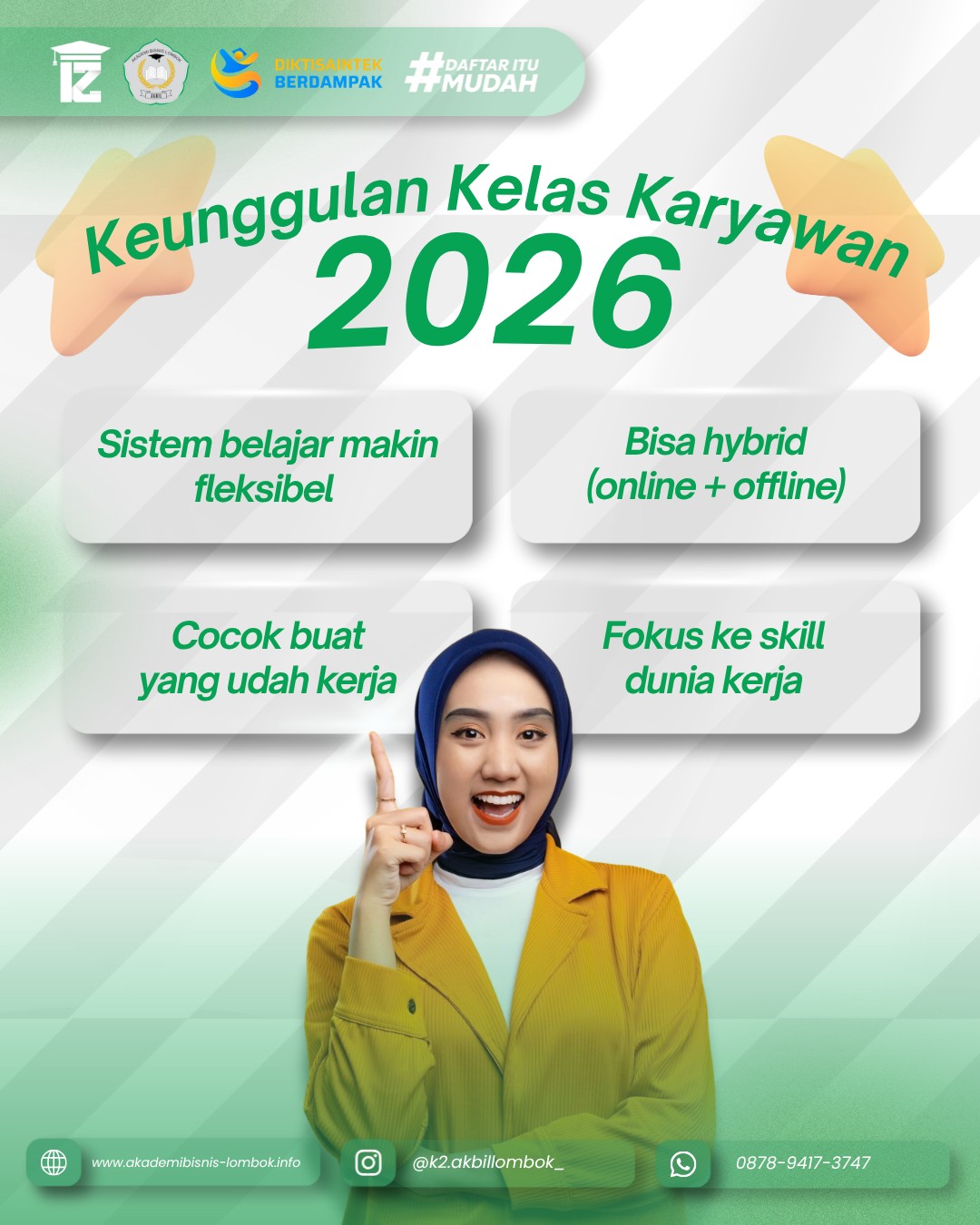 Keunggulan Kelas Karyawan Akademi Bisnis Lombok 2026