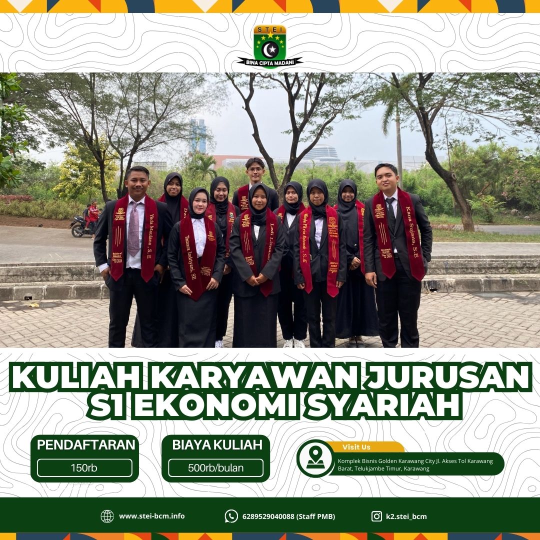 Kuliah karyawan jurusan S1 Ekonomi Syariah di Karawang