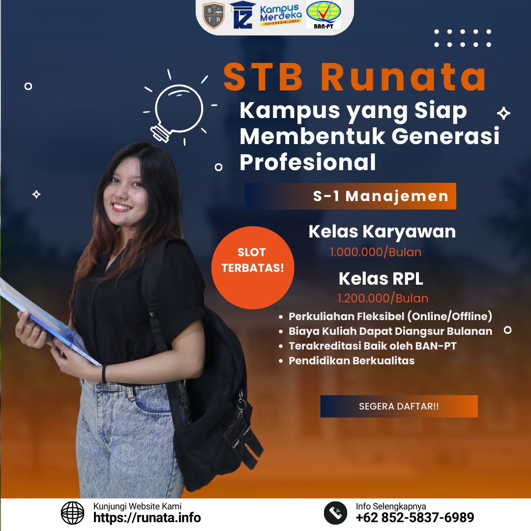 Kampus Terbaik Sekolah Tinggi Bisnis Runata