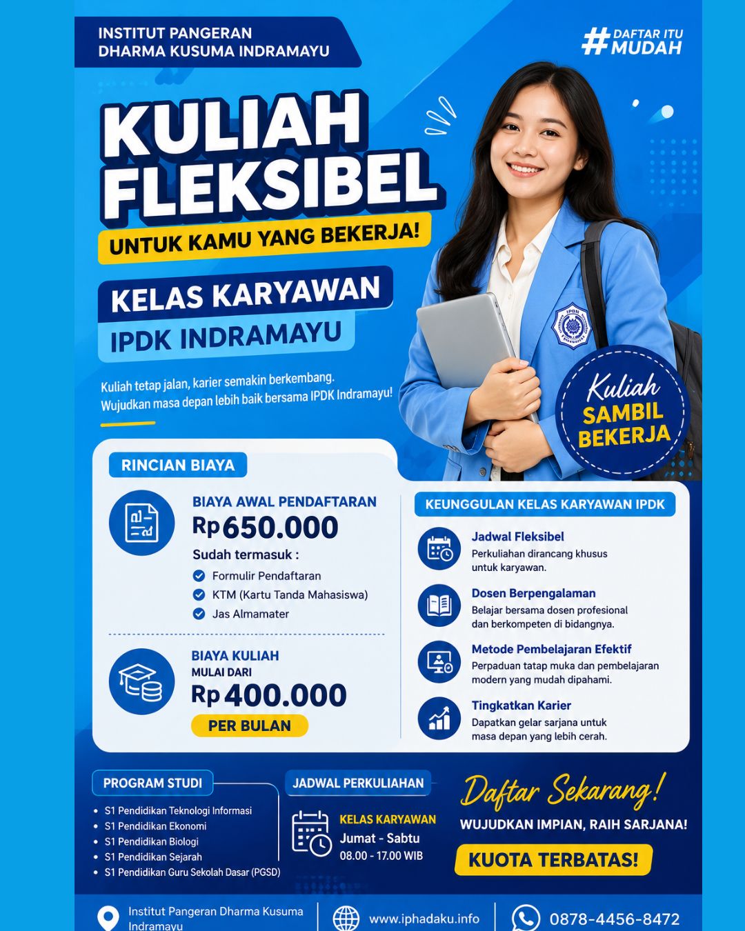 Wujudkan Impian Kuliah dengan Biaya Terjangkau di IPHADAKU
