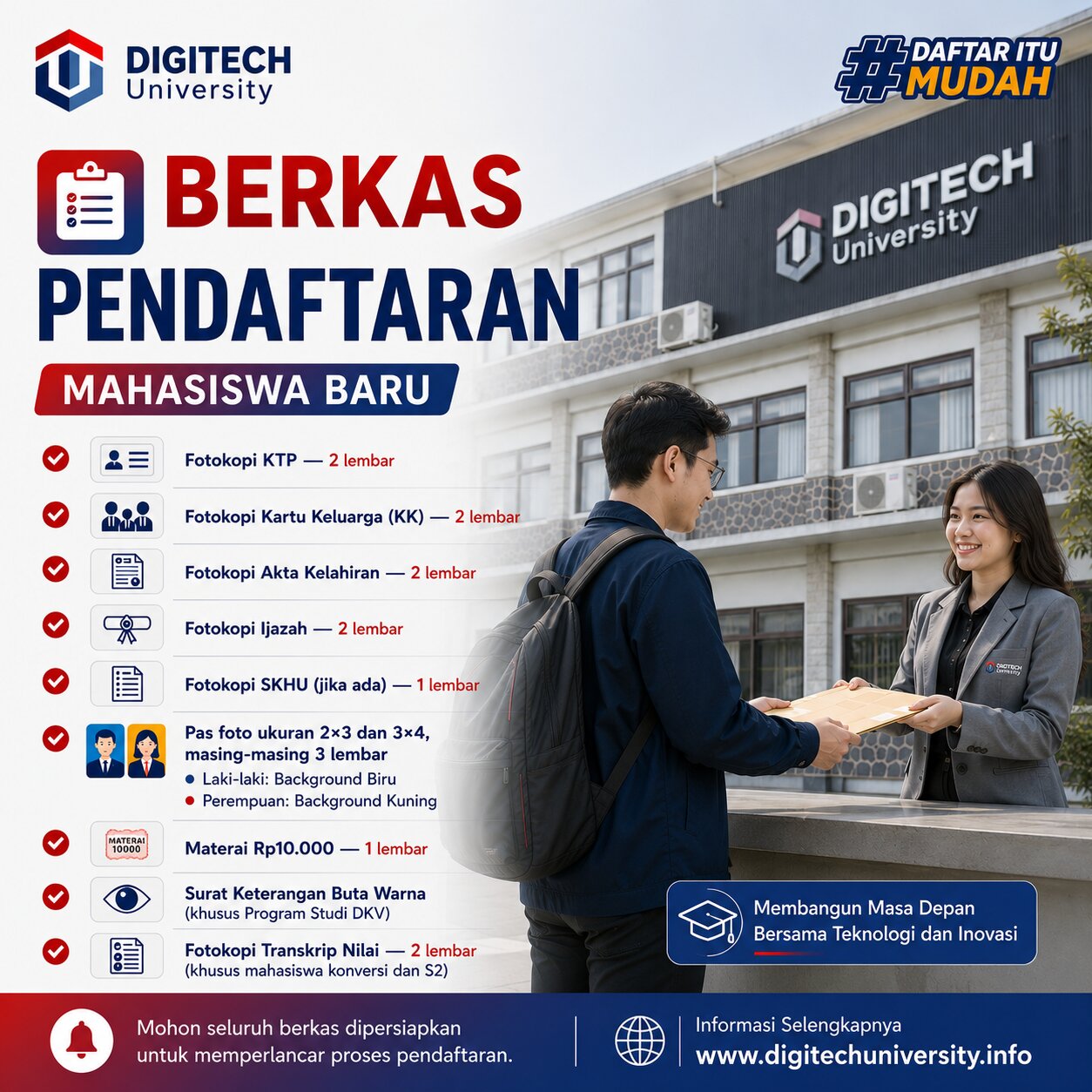 Berkas Pendaftaran Mahasiswa Baru Digitech University