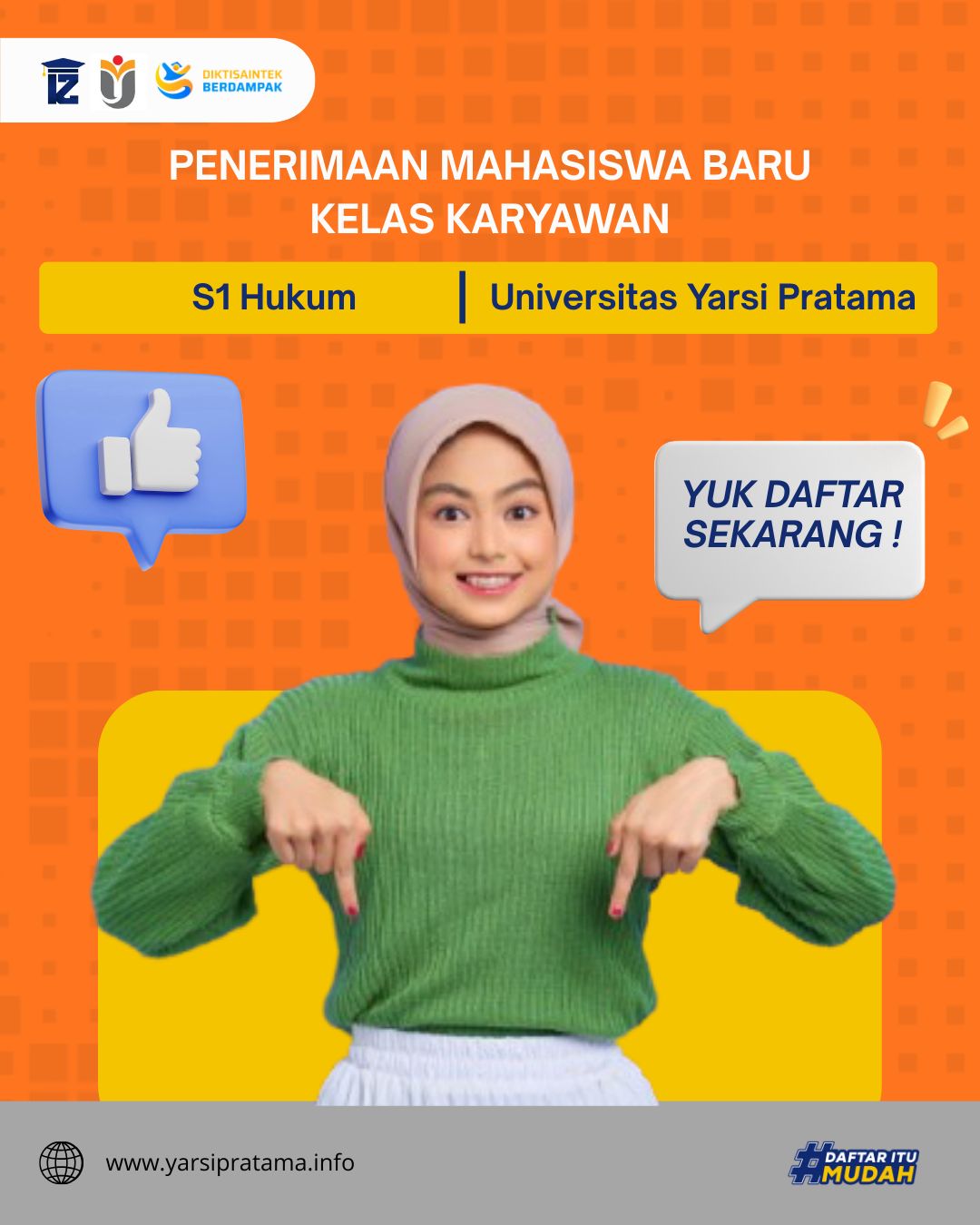 Bangun Networking Luas di Kelas Karyawan Jurusan Hukum Universitas Yarsi Pratama