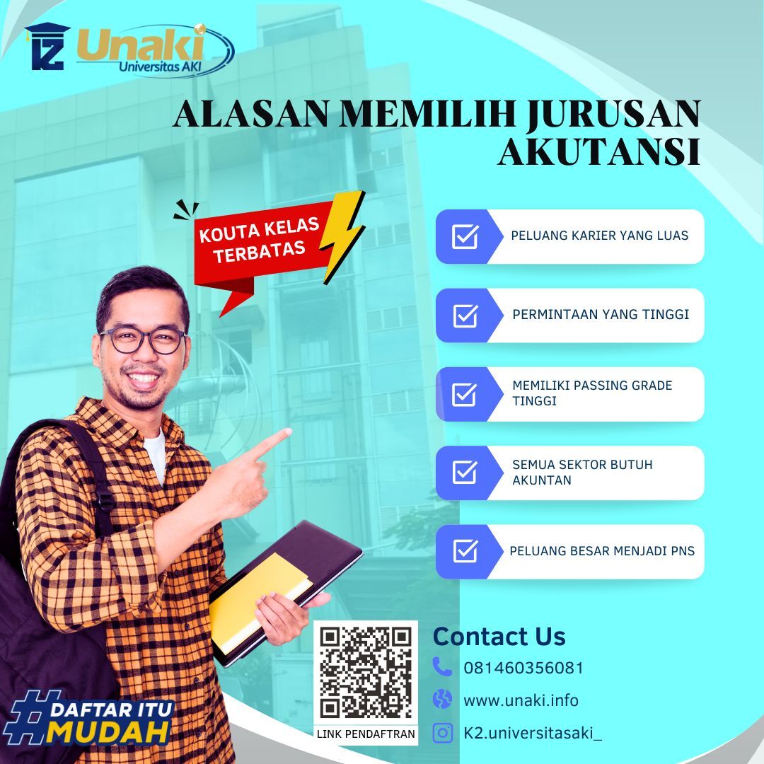 Kuliah kelas karyawan Biaya Terjangkau S1 Akuntansi Kampus UNAKI
