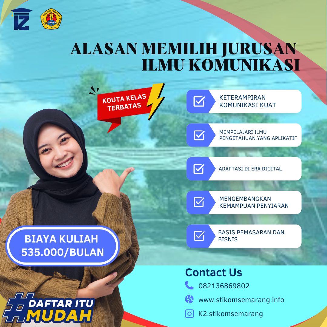 Kuliah kelas Reguler S1 Ilmu komunikasi Kampus STIKOM Semarang 
