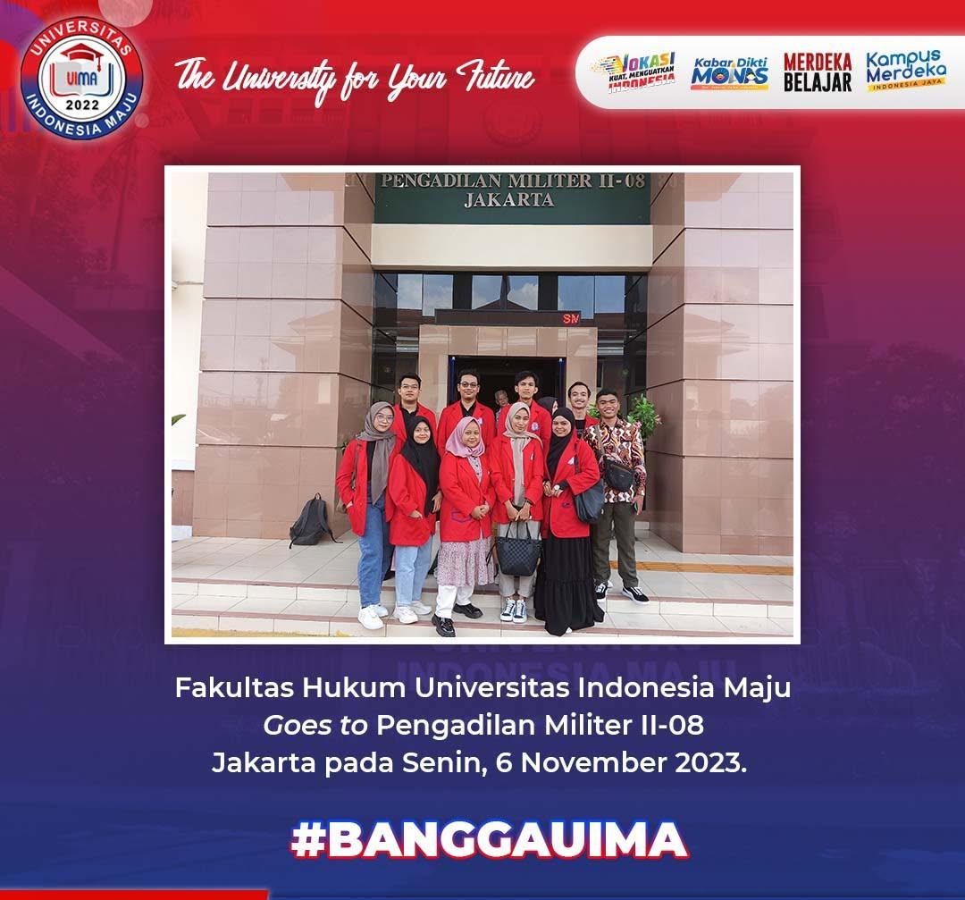 Penerimaan Mahasiswa Baru Jurusan S1 Hukum UIMA