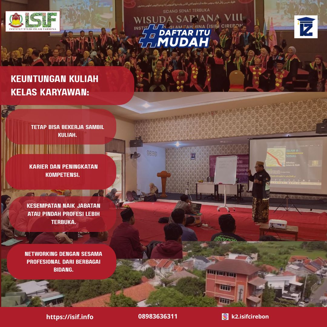 Cara Daftar Kuliah Kelas Karyawan Di Institut Studi Islam Fahmina