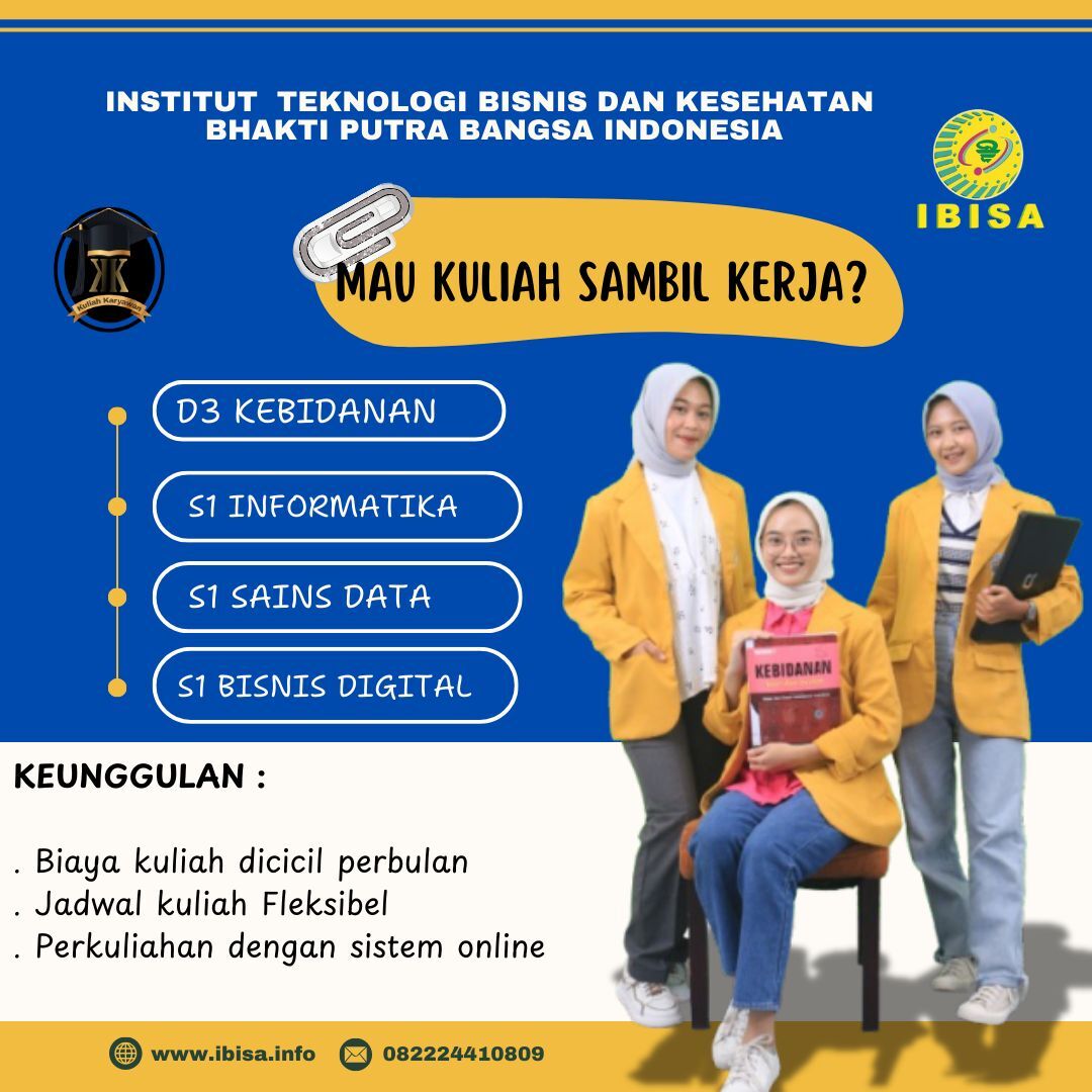 Dibuka Pendaftaran Online Kuliah Kelas Karyawan Di IBISA Purworejo