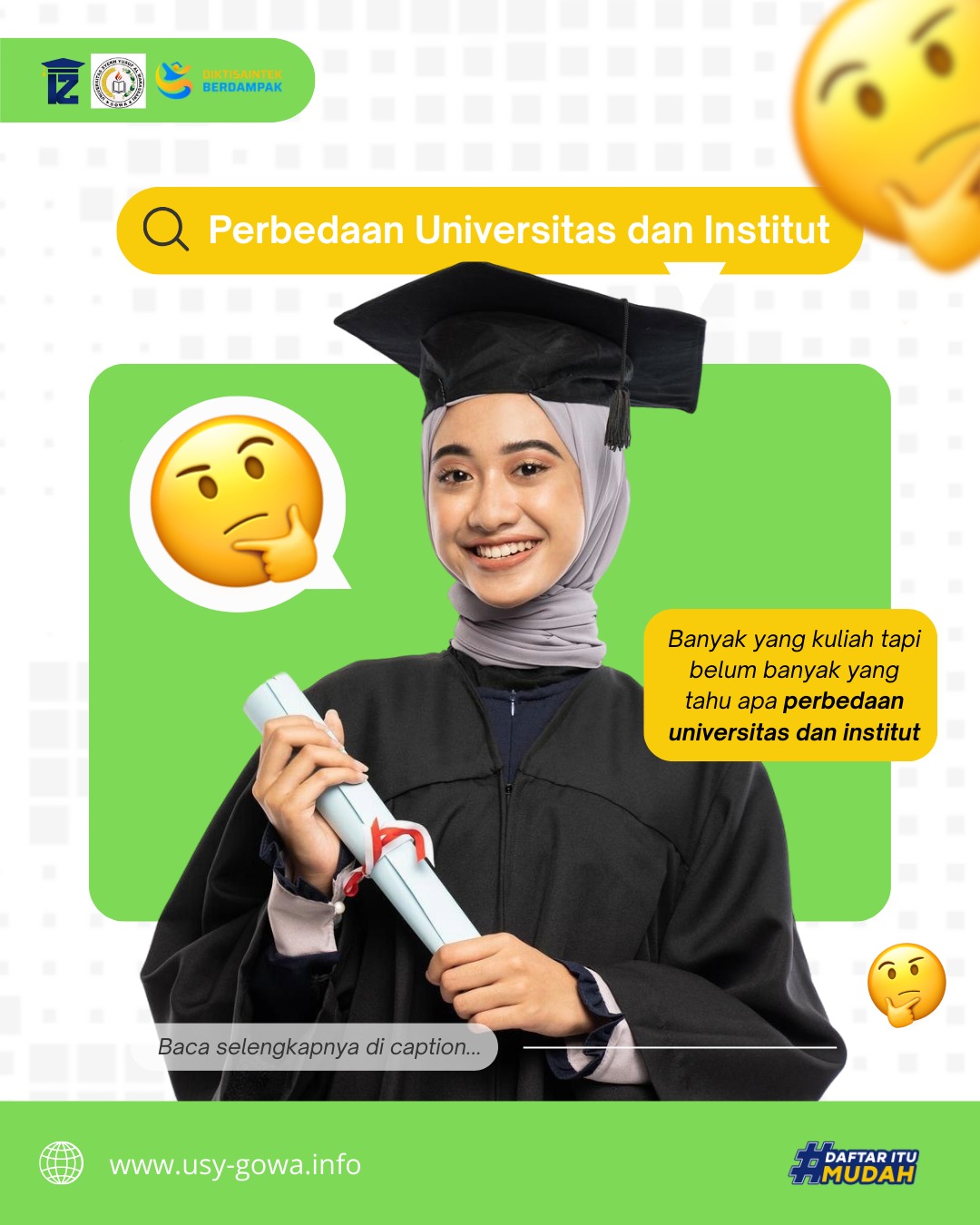 Mengenal Perbedaan Universitas dan Institut