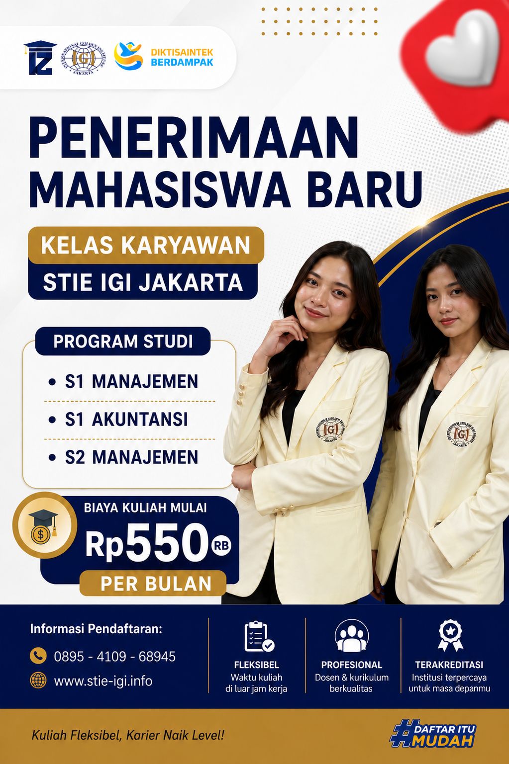 Pilihan Jurusan Di Kampus STIE IGI Kelas Karyawan 