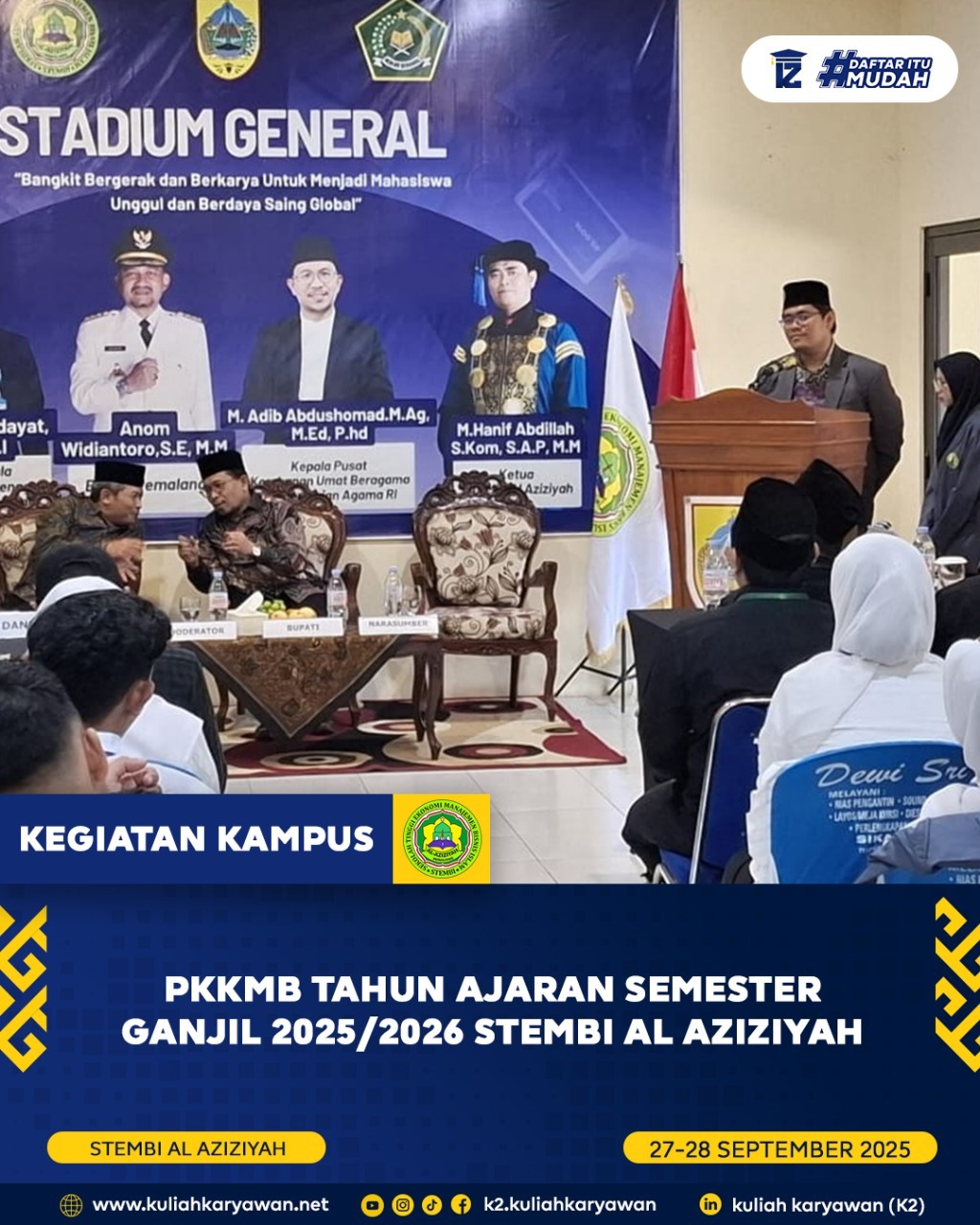 PKKMB Stembi Al Aziziyah 2025 Dengan Tema Bangkit Bergerak & Berkarya Untuk Menjadi Mahasiswa Unggul