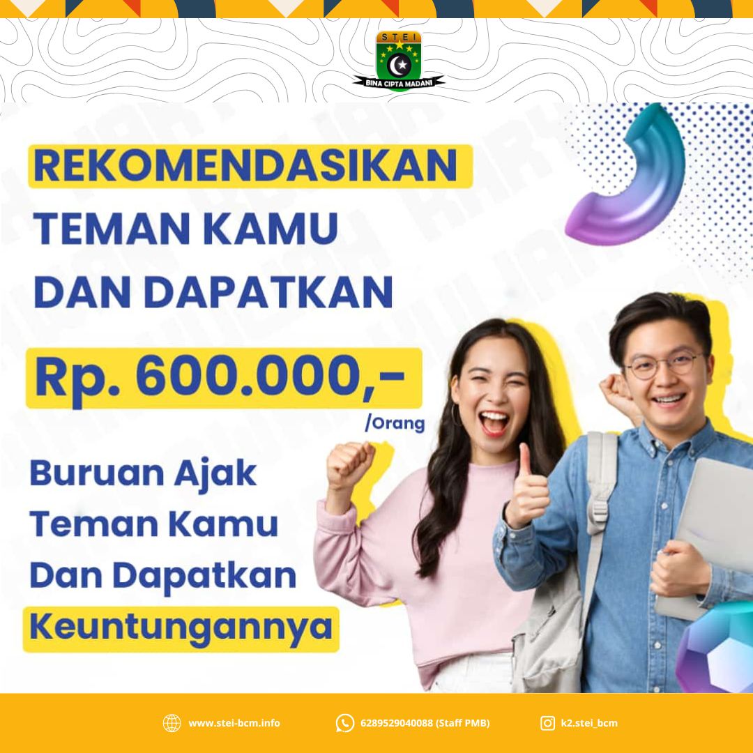 Program Student Get Student Kuliah Karyawan K2 STEI Bina Cipta Madani