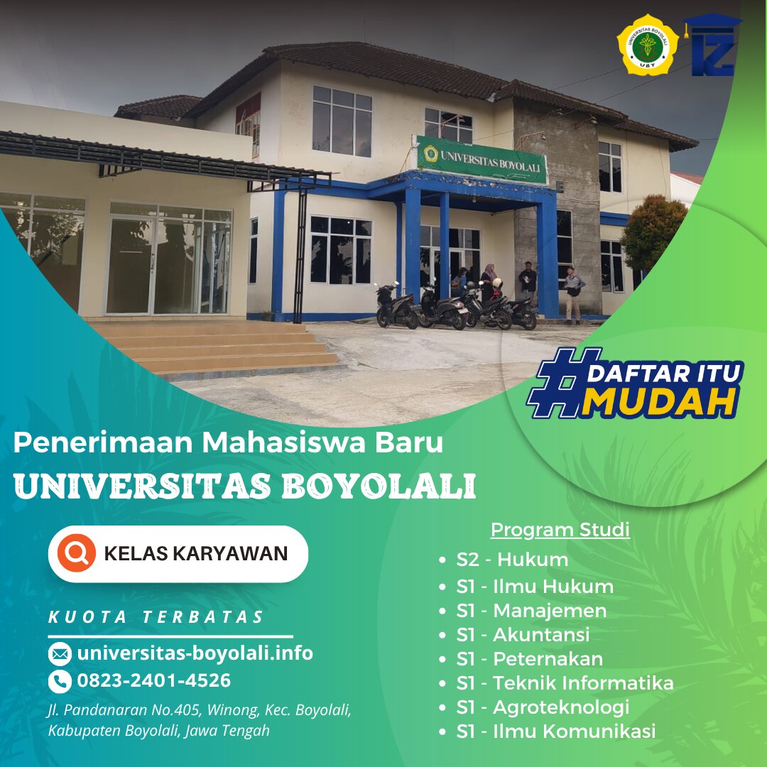 Kuliah Kelas Karyawan Shift Universitas Boyolali