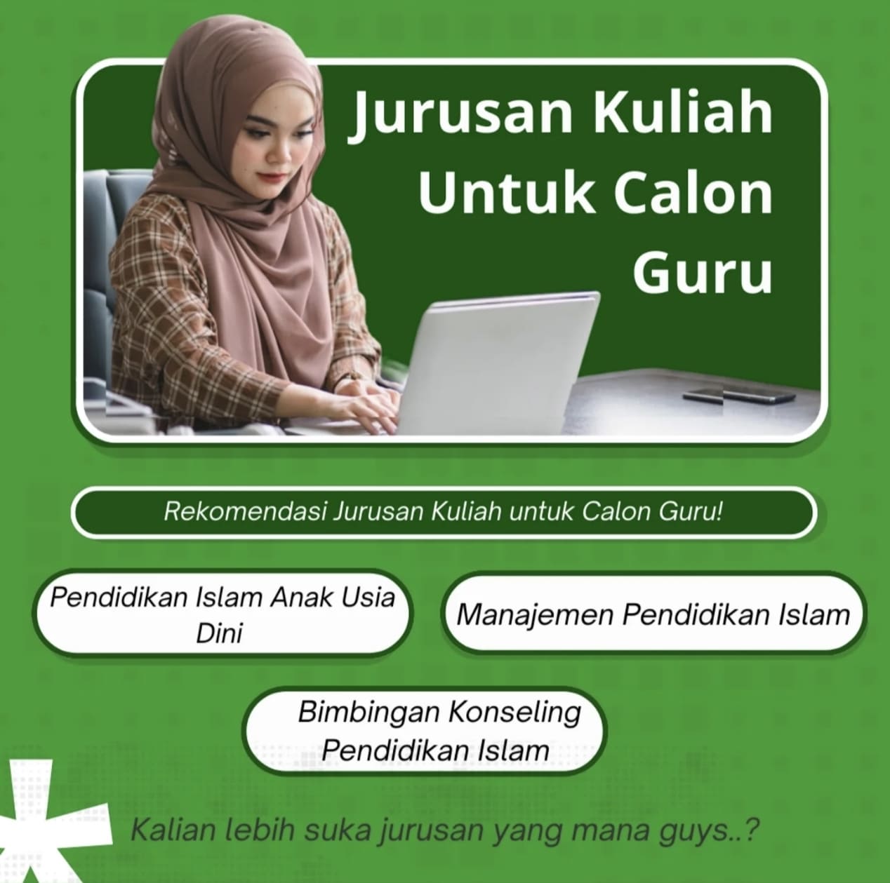 Rekomendasi Jurusan Untuk Calon Guru