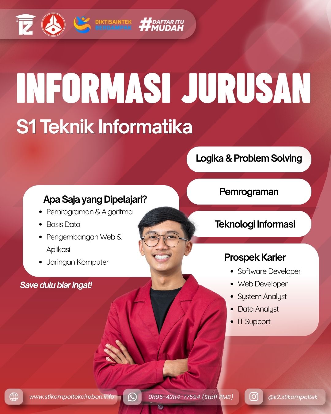 Informasi jurusan S1 Teknik Informatika STIKOM Poltek Cirebon