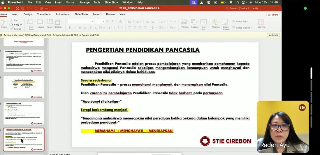 Kuliah Perdana STIE Cirebon