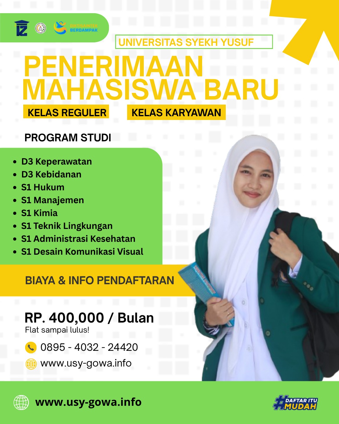 Biaya Kuliah Universitas Syekh Yusuf Al Makassari Gowa