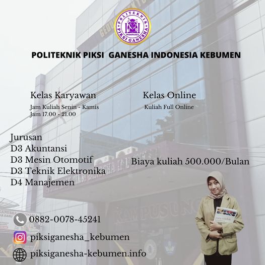 Kuliah Hybrid Di Politeknik Piksi Ganesha Indonesia Kebumen