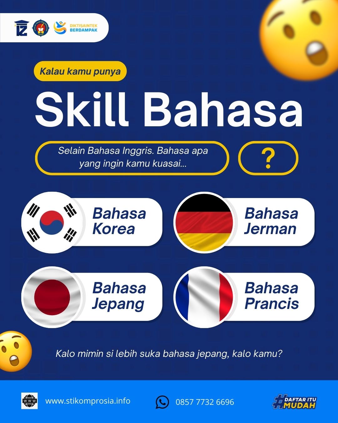 Skill Bahasa Asing Nilai Tambah Mahasiswa S1 Ilmu Komunikasi STIKOM PROSIA