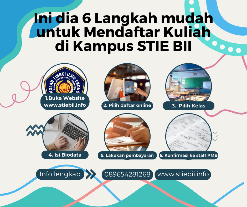6 Langkah Mudah Daftar Kuliah Online di Kampus STIE BII