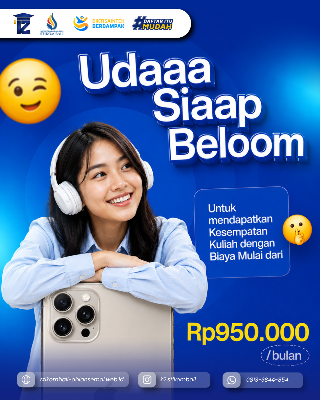 Cara Daftar Kuliah K2 ITB STIKOM Bali Abiansemal