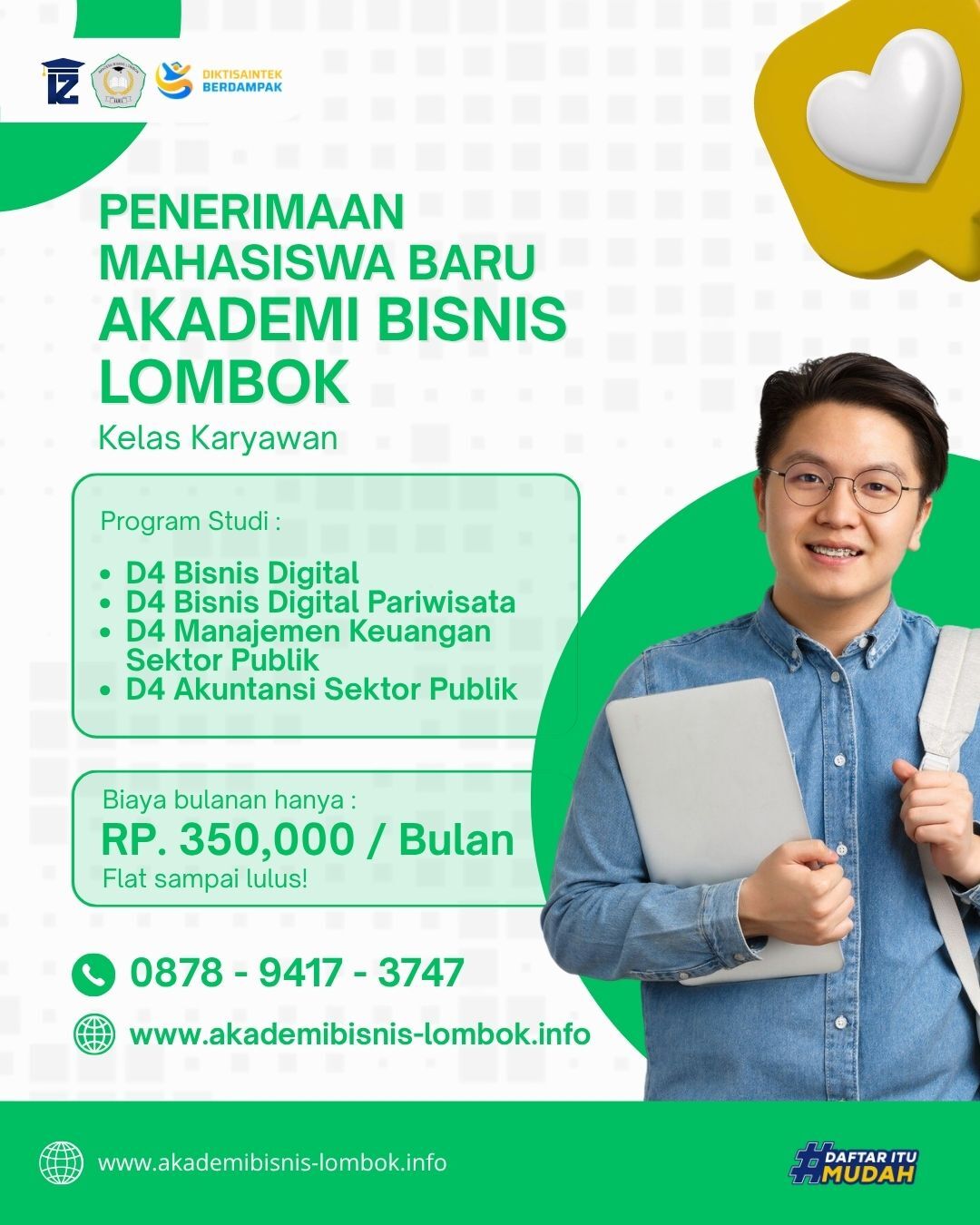 Pendaftaran Kuliah Akbil Lombok 2026 Masih Dibuka