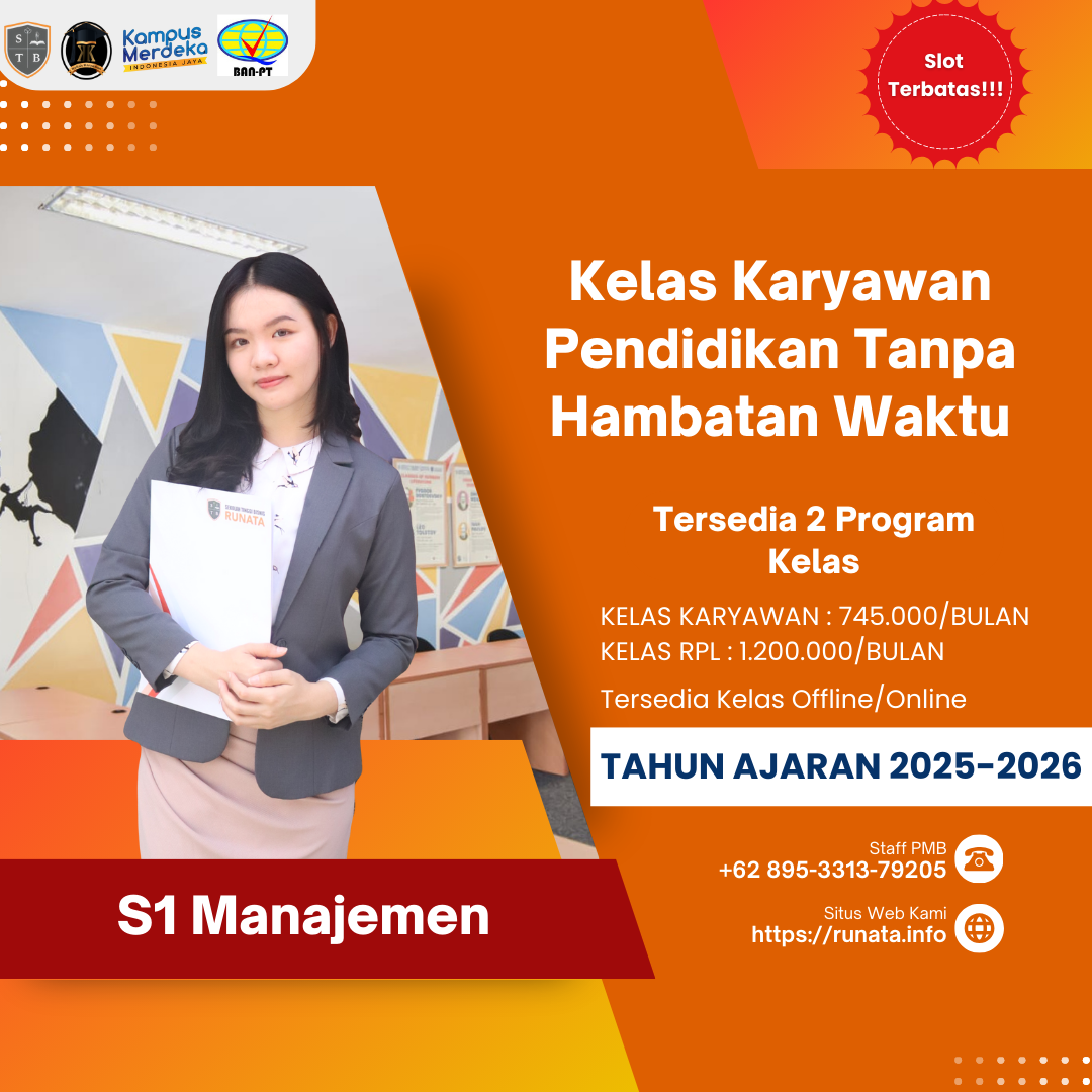 Kelas Karyawan pendidikan Tanpa Hambatan Waktu