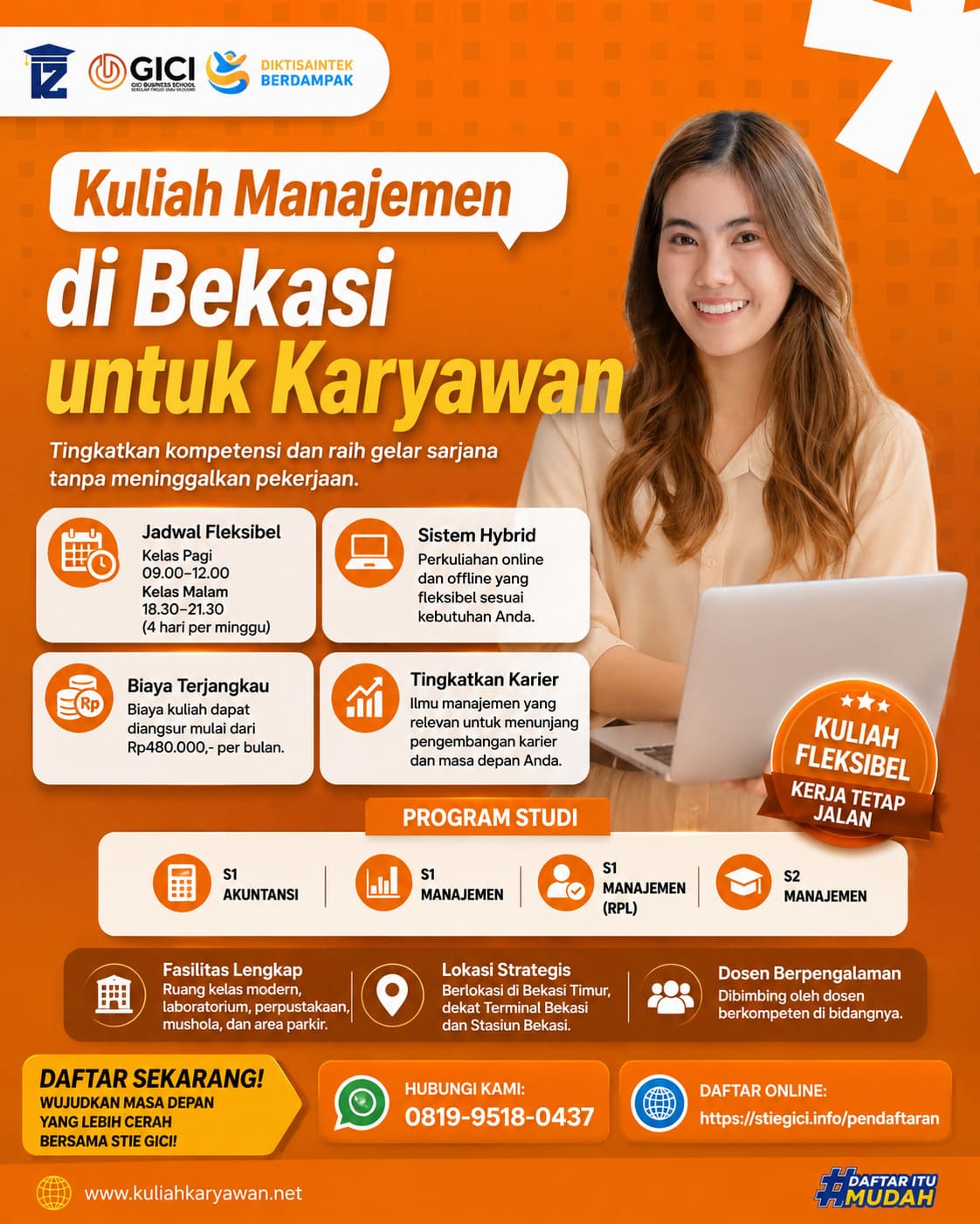 Kuliah Manajemen di Bekasi untuk Karyawan