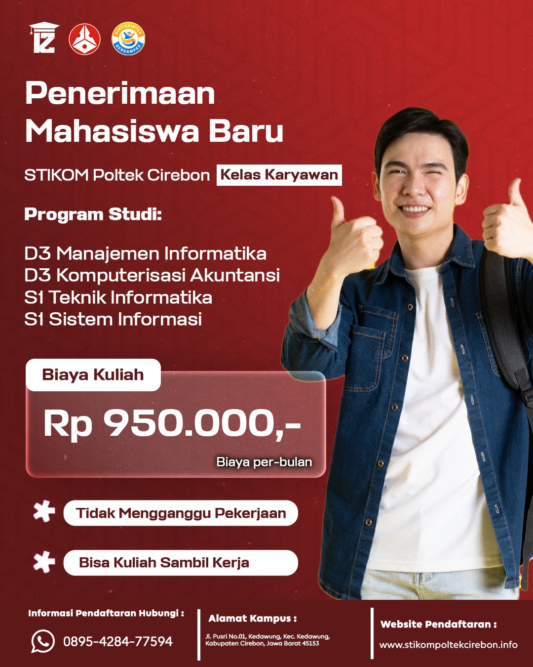 Kuliah kelas karyawan K2 STIKOM Poltek Cirebon