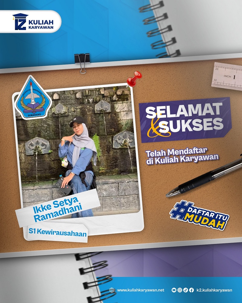 Selamat dan Sukses Telah mendaftar di kampus Universitas Pandanaran