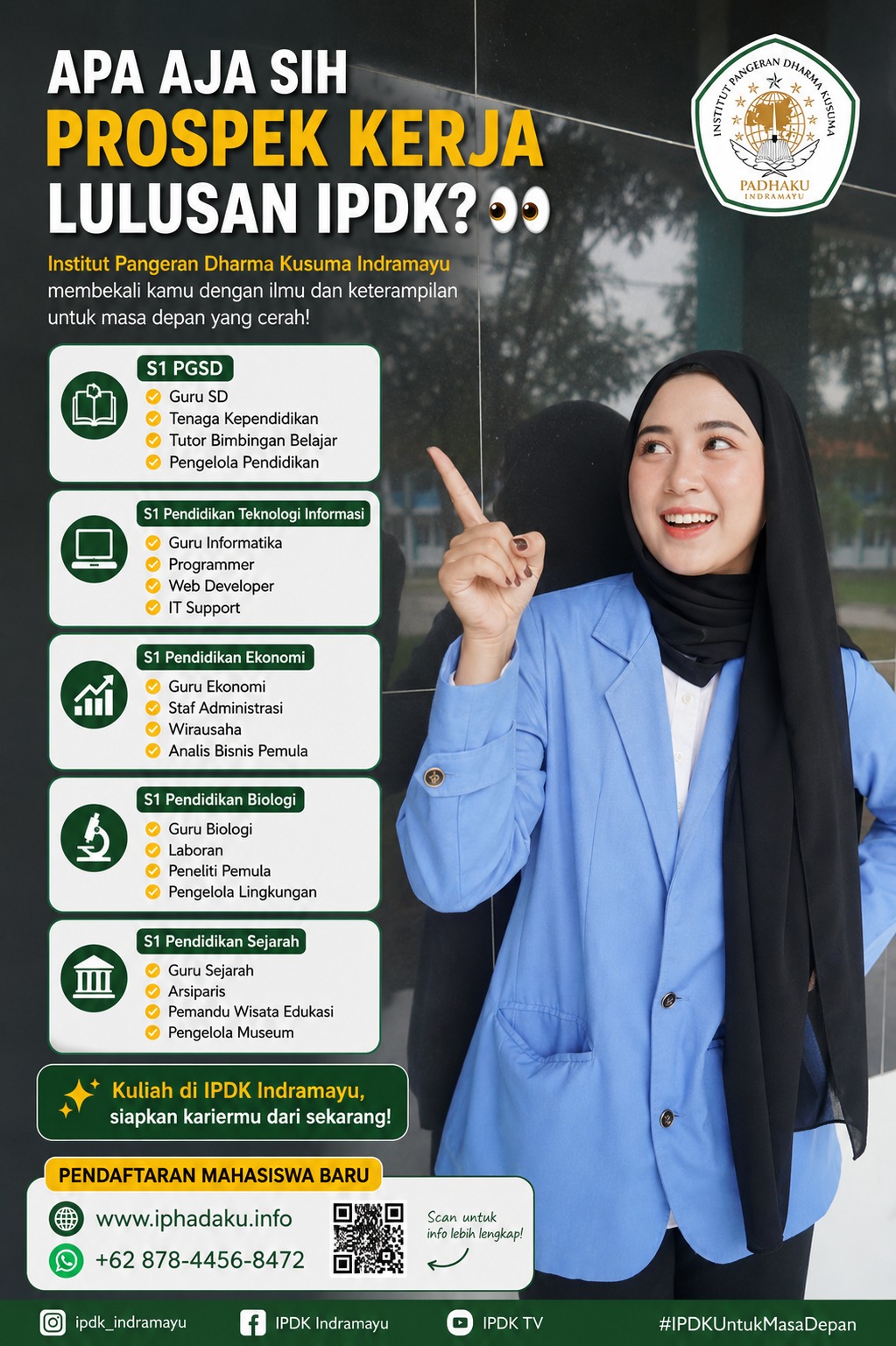 Jurusan di Institut Pangeran Dharma Kusuma Indramayu dan Prospek Kariernya