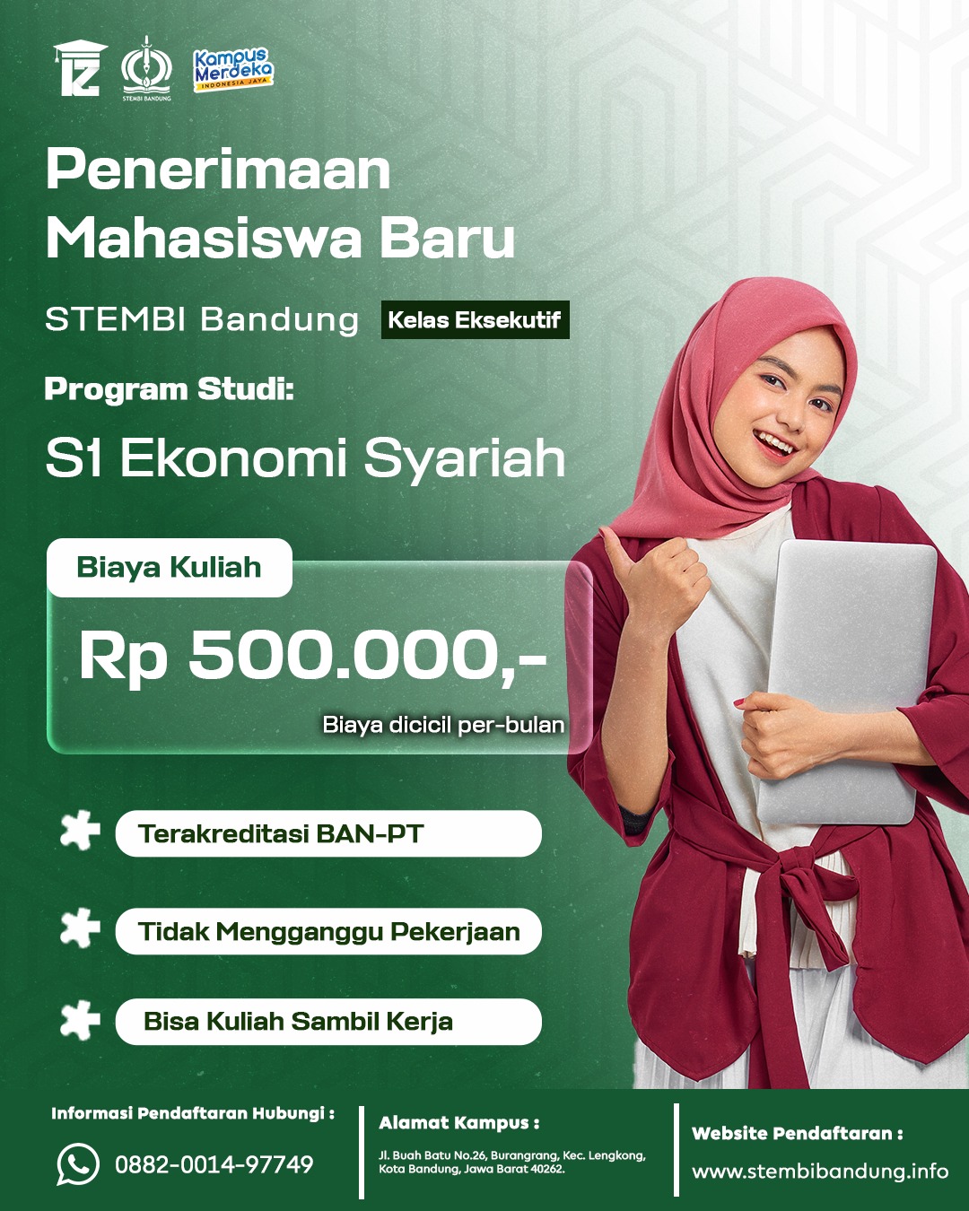 Kampus Kelas Online di Bandung Ya STEMBI Bandung